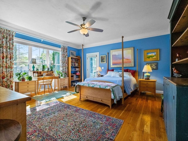 8 Sandstone Dr Unit 8, Medway, MA 02053 - bedroom with wood finished floors, ornamental molding, and baseboards