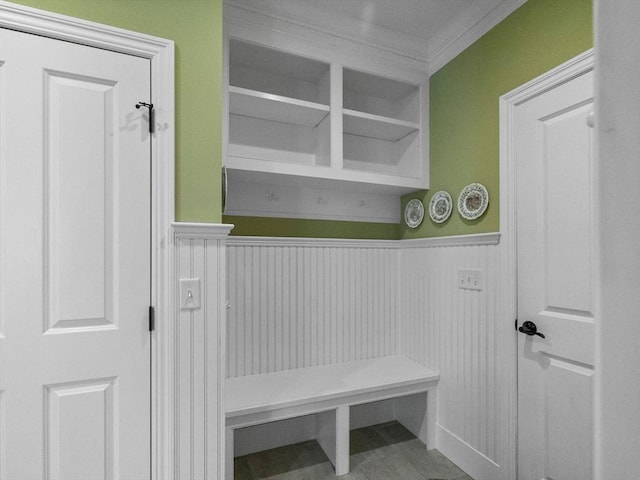 8 Sandstone Dr Unit 8, Medway, MA 02053 - mudroom with a wainscoted wall