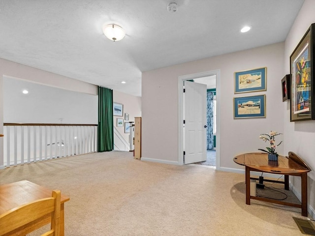 8 Sandstone Dr Unit 8, Medway, MA 02053 - sitting room featuring carpet floors, baseboards, and recessed lighting