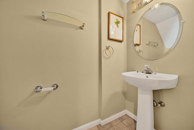 14 Ship Ave Unit 1, Medford, MA 02155 - bathroom with tile patterned flooring and baseboards