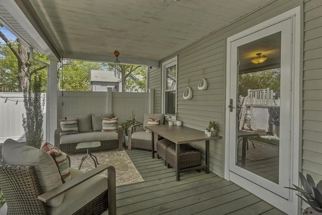 51 Stratford Ter, Springfield, MA 01108 - deck featuring an outdoor hangout area