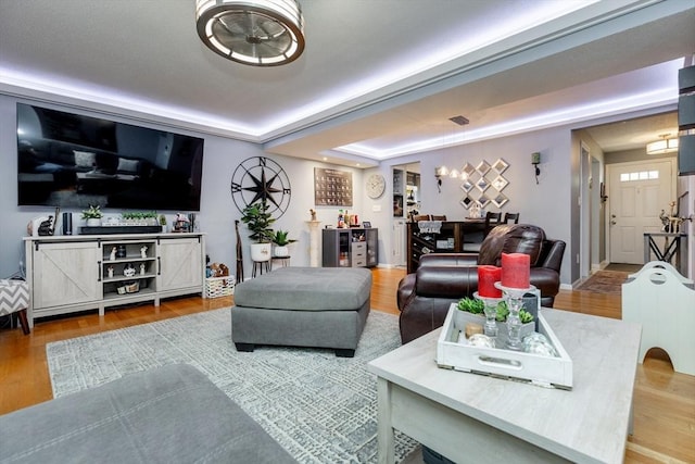 1102 Foxwood Cir Unit 1102, Peabody, MA 01960 - living room featuring wood finished floors