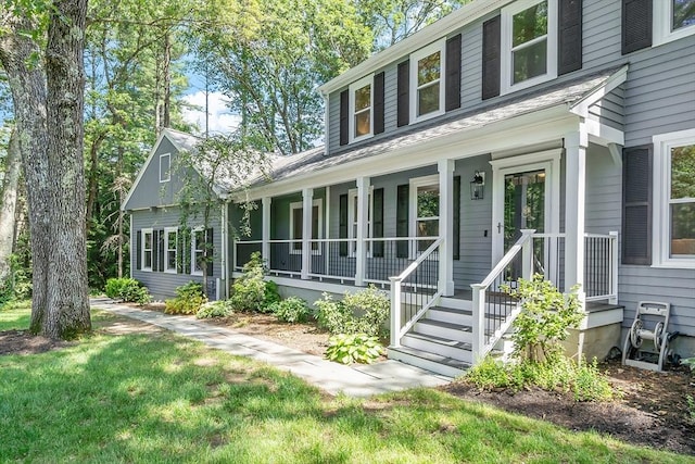 6 Candida Ln, Acton, MA 01720 - view of front of home with a porch and roof with shingles