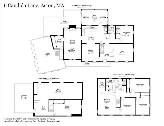 6 Candida Ln, Acton, MA 01720 - view of room layout