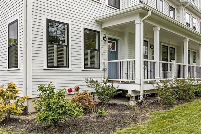6 Macdonald Ter Unit E, Scituate, MA 02066 - view of home's exterior with a porch