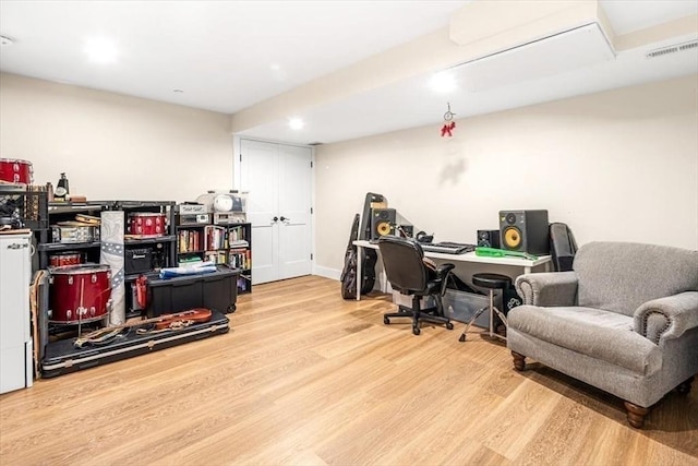 6 Macdonald Ter Unit E, Scituate, MA 02066 - office with wood finished floors and recessed lighting