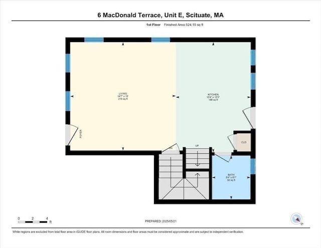 6 Macdonald Ter Unit E, Scituate, MA 02066 - floor plan / room layout
