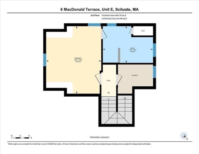 6 Macdonald Ter Unit E, Scituate, MA 02066 - floor plan / room layout