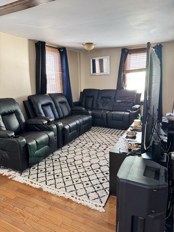 living room featuring wood finished floors