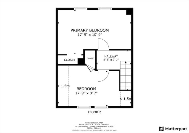 54 Hazard St, New Bedford, MA 02740 - view of room layout