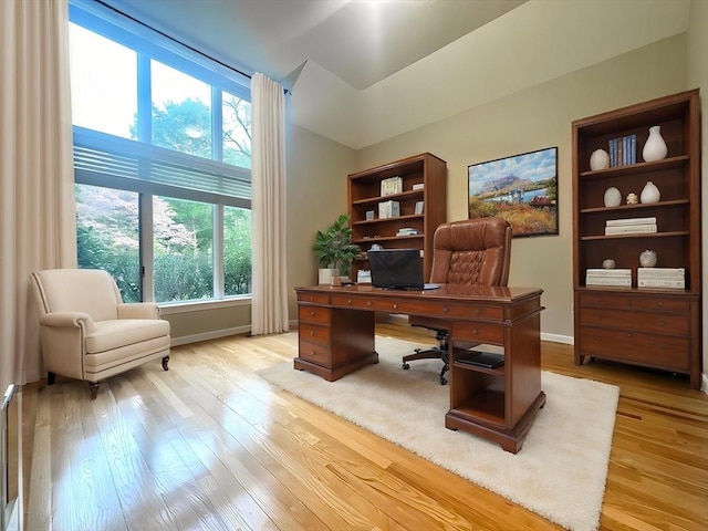 104 Channing Rd, Concord, MA 01742 - office area with light wood finished floors and baseboards
