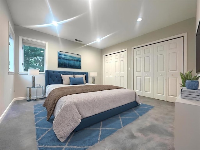 104 Channing Rd, Concord, MA 01742 - bedroom with multiple closets, carpet floors, and baseboards