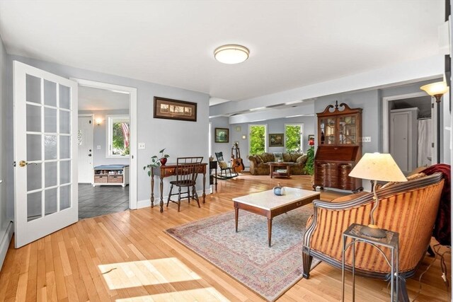 6 Riverview Dr, Newburyport, MA 01950 - living area with light wood-style floors