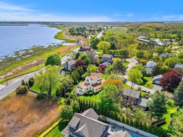 6 Riverview Dr, Newburyport, MA 01950 - aerial view of residential area with a large body of water
