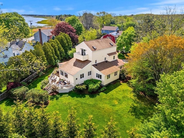 6 Riverview Dr, Newburyport, MA 01950 - view from above of property featuring a large body of water