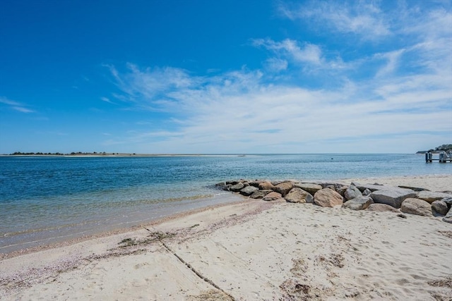 25 Charlotte Ave, Barnstable, MA 02635 - water view featuring a view of the beach