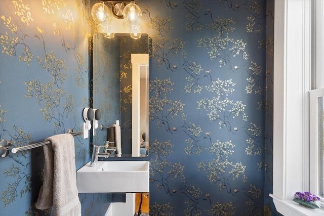 bathroom with a sink
