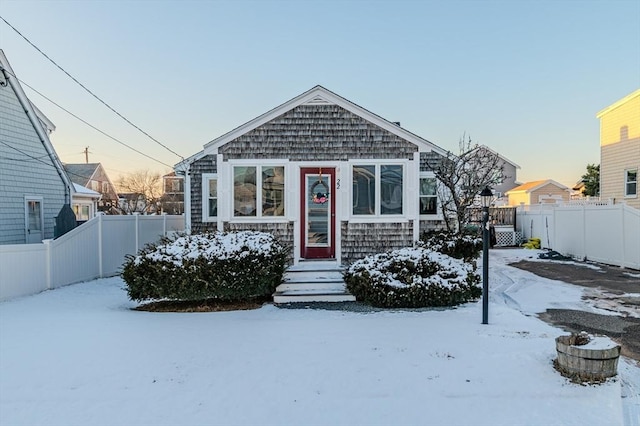 view of bungalow-style home