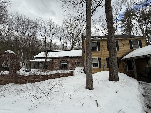 view of front of home