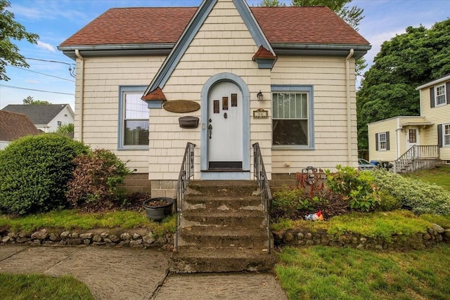 14 Cottage St, Whitman, MA 02382 - tudor home with roof with shingles