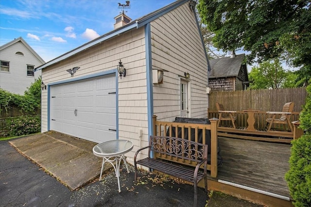 14 Cottage St, Whitman, MA 02382 - view of detached garage