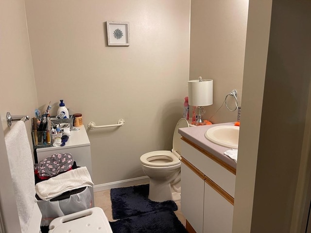 13 Dallas Dr Unit 308, Dracut, MA 01826 - half bathroom with vanity and tile patterned flooring