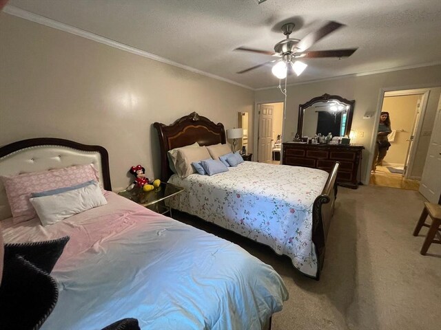 13 Dallas Dr Unit 308, Dracut, MA 01826 - carpeted bedroom with crown molding and ceiling fan