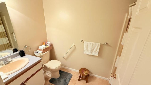 13 Dallas Dr Unit 308, Dracut, MA 01826 - bathroom featuring vanity, tile patterned floors, and curtained shower