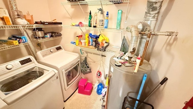 13 Dallas Dr Unit 308, Dracut, MA 01826 - laundry room with independent washer and dryer and water heater