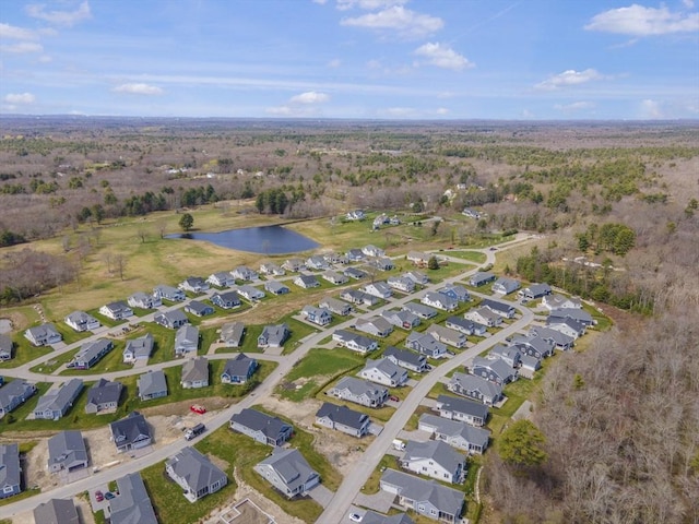 47 Spring St, Rehoboth, MA 02769 - aerial view of property's location with a nearby body of water and nearby suburban area