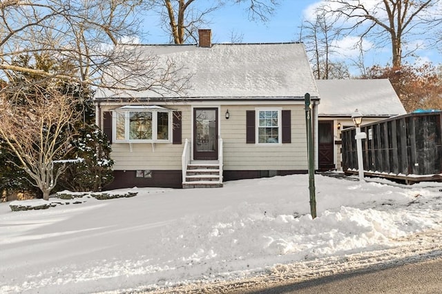 view of cape cod-style house