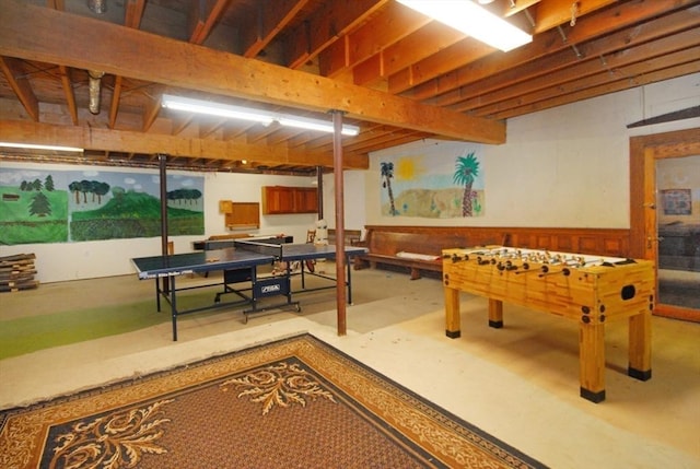 4 Half Moon Hl Unit 4, Acton, MA 01720 - recreation room with a wainscoted wall