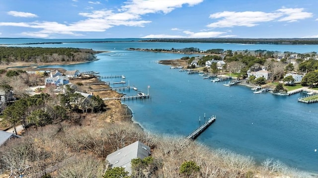 67 Whippoorwill Cir, Mashpee, MA 02649 - bird's eye view of a nearby body of water