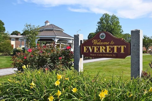 8 Walnut St Unit 8, Everett, MA 02149 - community sign featuring a lawn