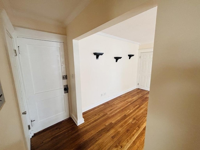 8 Walnut St Unit 8, Everett, MA 02149 - foyer with crown molding and wood finished floors