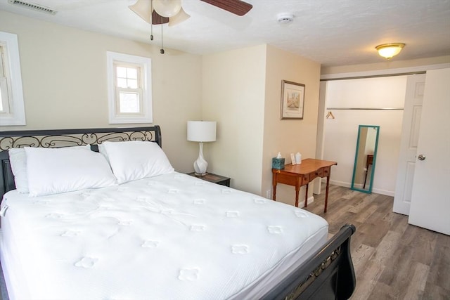 22 Everton Ave, Worcester, MA 01604 - bedroom featuring wood finished floors and a ceiling fan