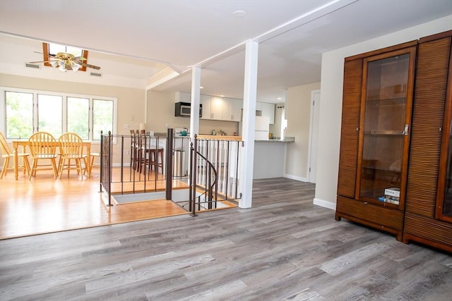 22 Everton Ave, Worcester, MA 01604 - hallway featuring baseboards and wood finished floors