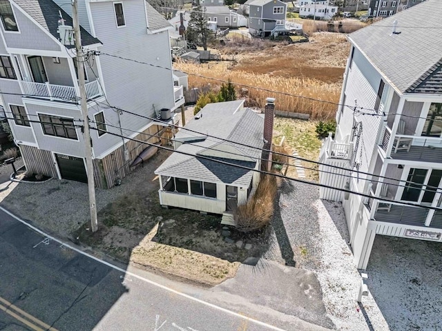 1177 Ferry St, Marshfield, MA 02050 - birds eye view of property featuring a residential view