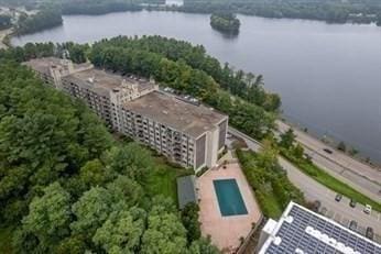 1550 Worcester Rd Unit 524, Framingham, MA 01702 - drone / aerial view of a nearby body of water