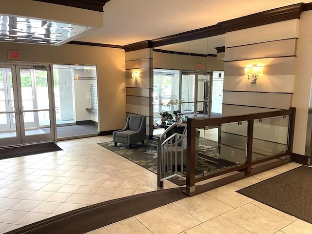 1550 Worcester Rd Unit 524, Framingham, MA 01702 - community lobby with crown molding