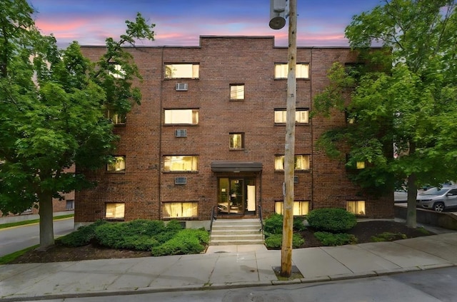 12 Riverside St Unit 1-3, Watertown, MA 02472 - view of property at dusk