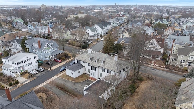 birds eye view of property featuring a residential view