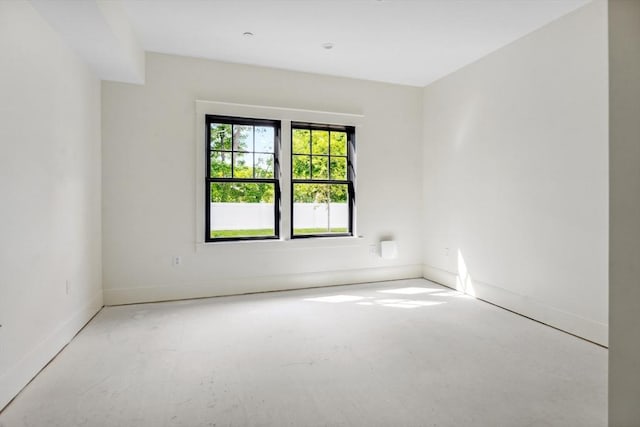 view of empty room