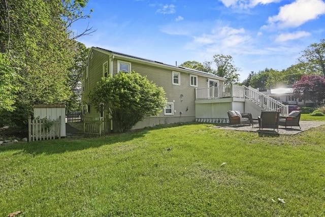 24 Highland Ave, Millbury, MA 01527 - rear view of property featuring stairs and a patio