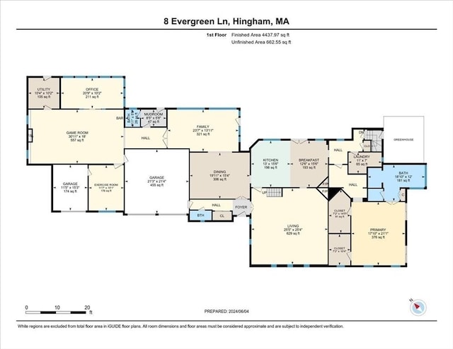 8 Evergreen Ln, Hingham, MA 02043 - property floor plan