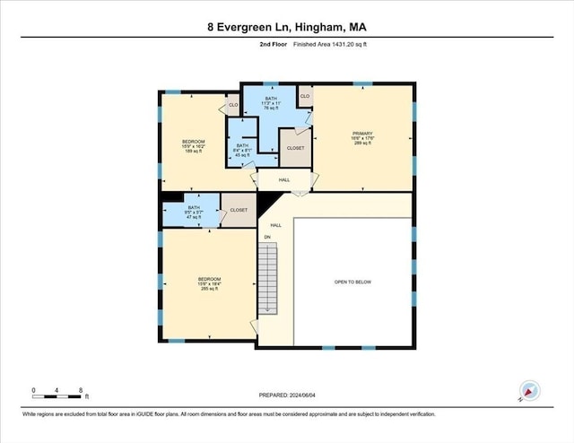 8 Evergreen Ln, Hingham, MA 02043 - room layout