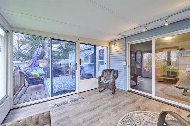 55 Friendship St, Billerica, MA 01821 - sunroom featuring track lighting and a healthy amount of sunlight