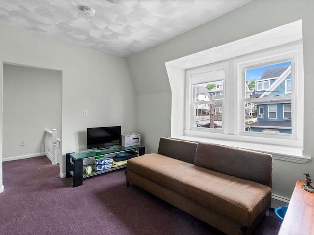 33 Franklin St, Chelsea, MA 02150 - living area featuring carpet and baseboards