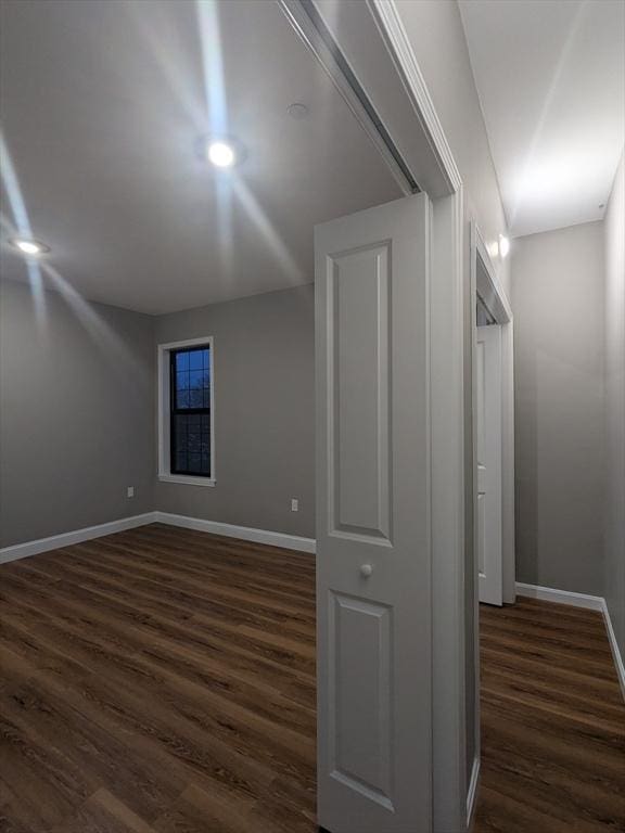 13 Nahant St Unit 2B, Lynn, MA 01902 - additional living space featuring dark wood-style floors and baseboards