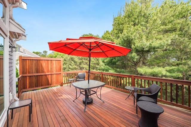 11 Alice Mullens Way Unit 11, Plymouth, MA 02360 - wooden terrace featuring outdoor dining area